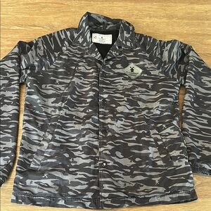 ✌️Gray Dutch bro Camouflage Jacket size medium
